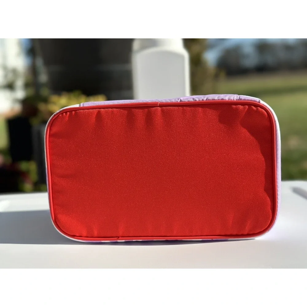 NEW Clinique Skincare Makeup Beauty Cosmetic‎ Train Case Travel Empty Bag